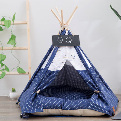 Their Own Little Hideaway — Cozy Canvas Pet Tent for Small & Medium Dogs