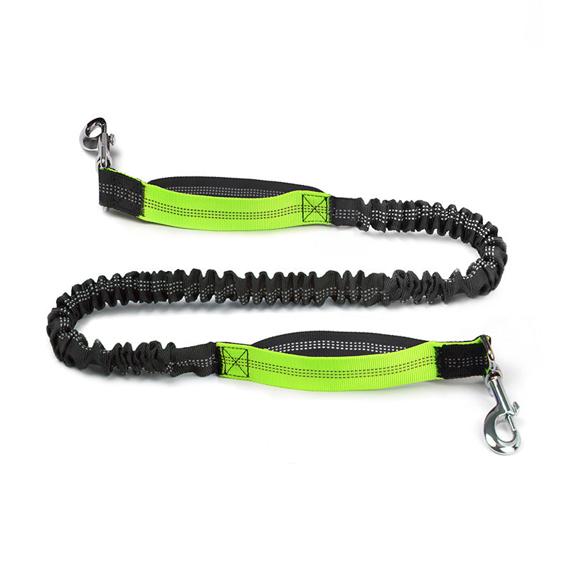 Cross-Border Adventure Together — Hands-Free Dog Walking Belt with Storage Pouch & Bungee Leash
