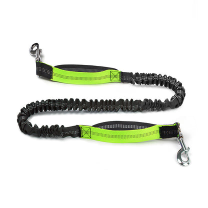 Cross-Border Adventure Together — Hands-Free Dog Walking Belt with Storage Pouch & Bungee Leash