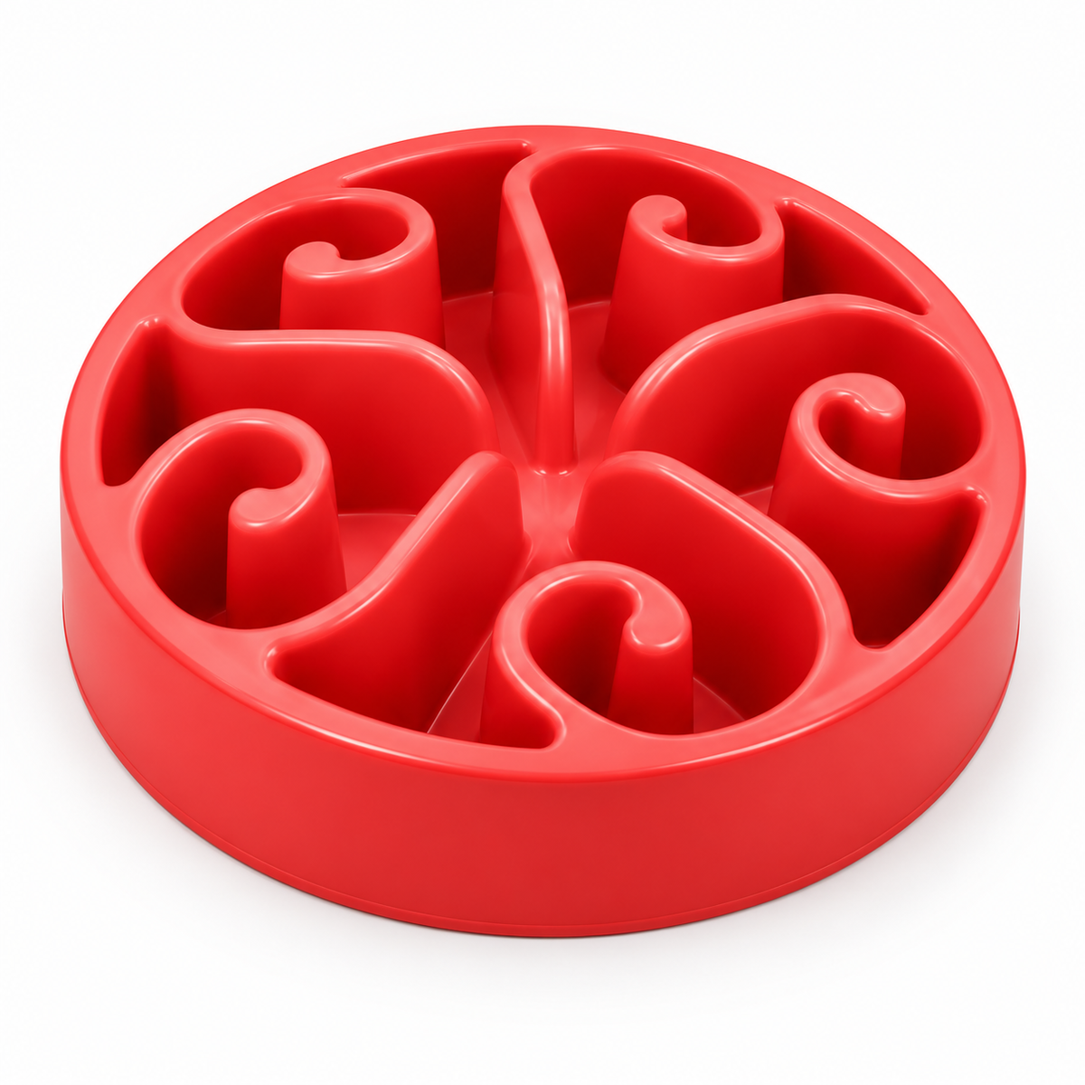 Slow Feeder Bowl for Cats and Dogs - Puzzle Design