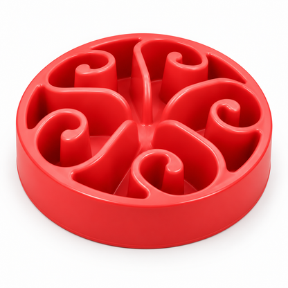 Slow Feeder Bowl for Cats and Dogs - Puzzle Design