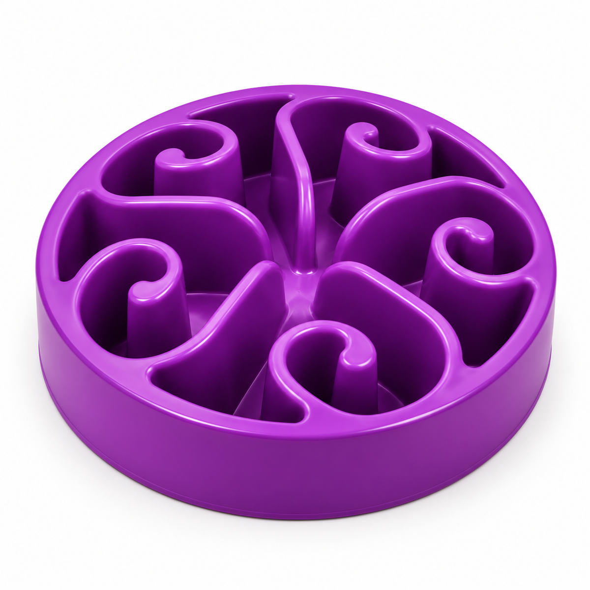 Slow Feeder Bowl for Cats and Dogs - Puzzle Design