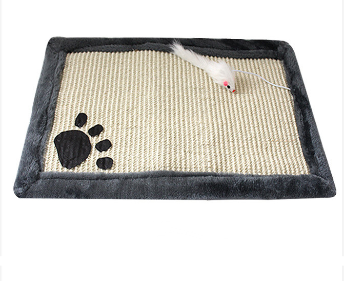 Happy Claws, Happier Home — Jute Cat Scratching Mat for Scratching & Stretching