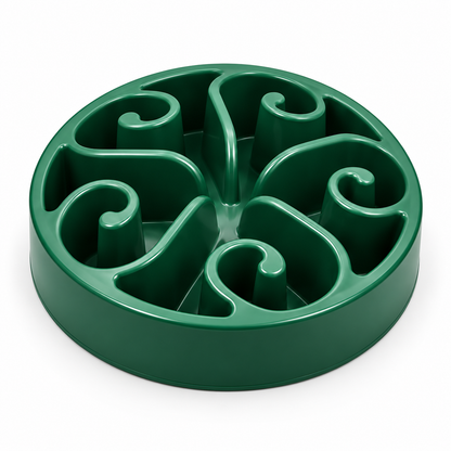 Slow Feeder Bowl for Cats and Dogs - Puzzle Design