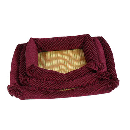 Cozy Through Every Season — Pet Bed with Cooling & Warmth Mat for Dogs & Cats