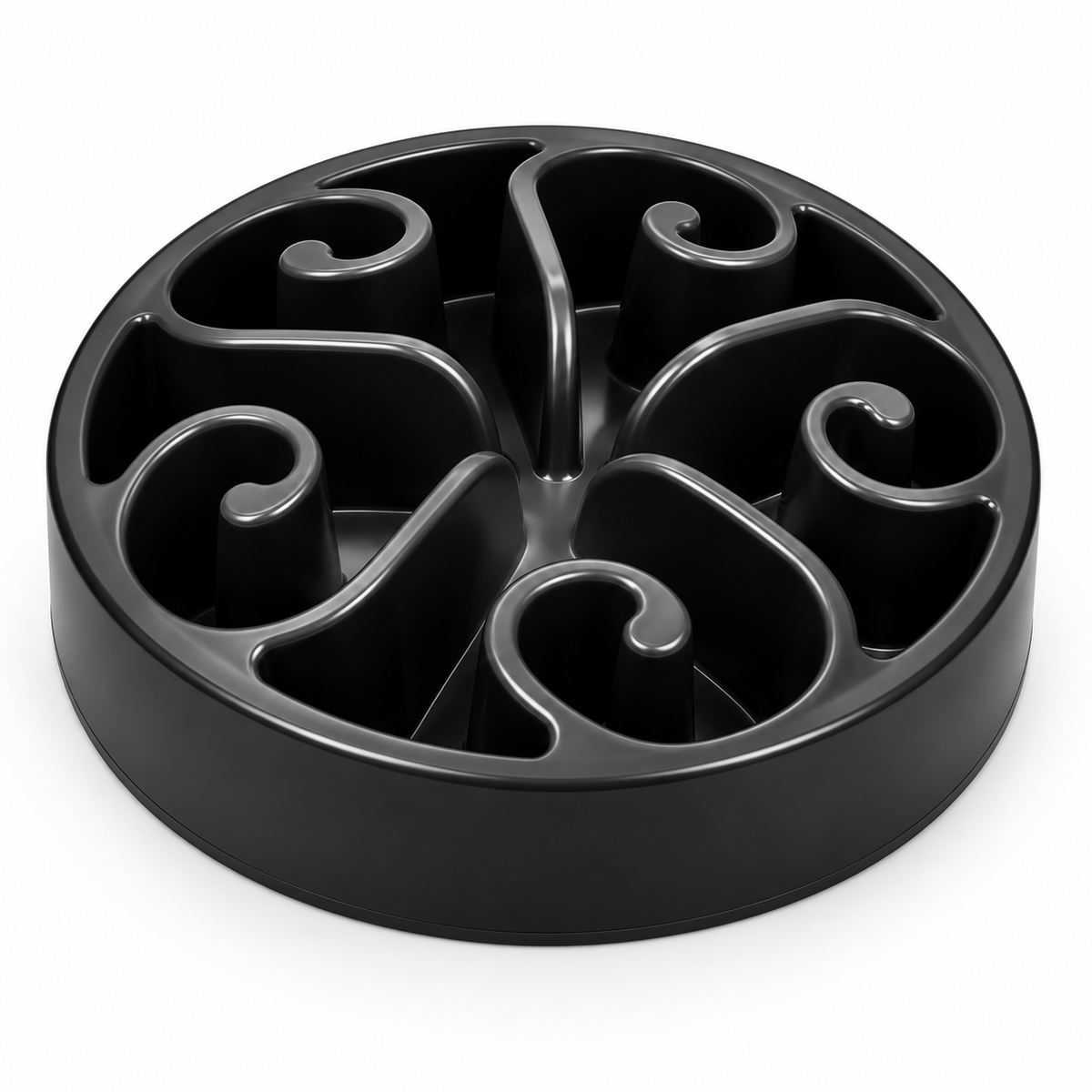 Slow Feeder Bowl for Cats and Dogs - Puzzle Design