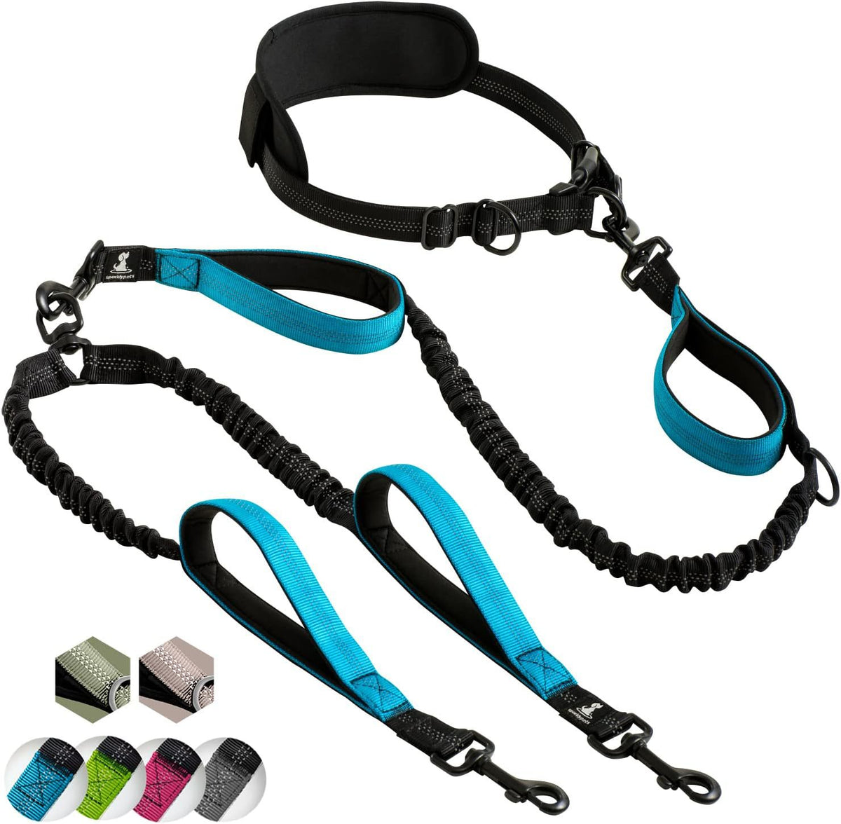 Pet Supplies Multi-Function Dog Bungee Leash & Belt