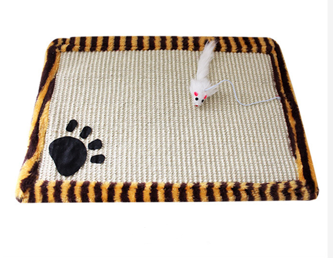 Happy Claws, Happier Home — Jute Cat Scratching Mat for Scratching & Stretching