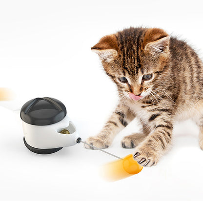 Wobble, Play & Treat — Interactive Treat-Dispensing Cat Toy