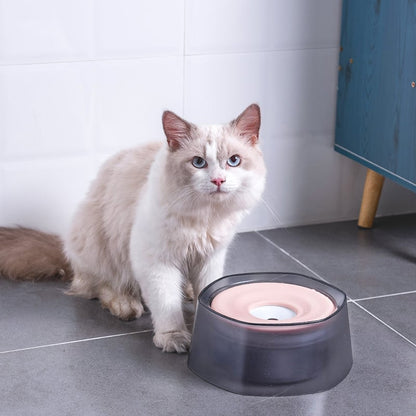 Splash-proof Pet Drinking Bowl for Cats and Dogs