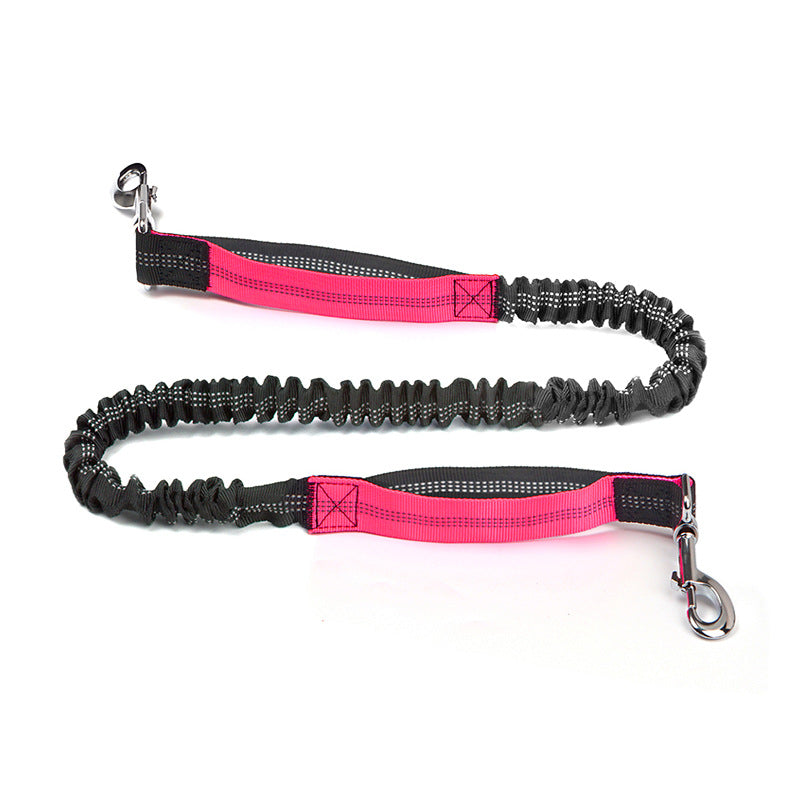 Cross-Border Adventure Together — Hands-Free Dog Walking Belt with Storage Pouch & Bungee Leash
