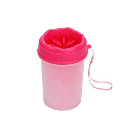 Pet Foot Wash Cup for Dogs - Cleaning Tool and Brush
