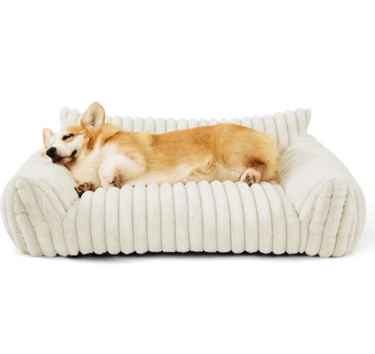 Snoozy Dream — Plush Dog Sofa Bed with Supportive Cushioning & Washable Cover