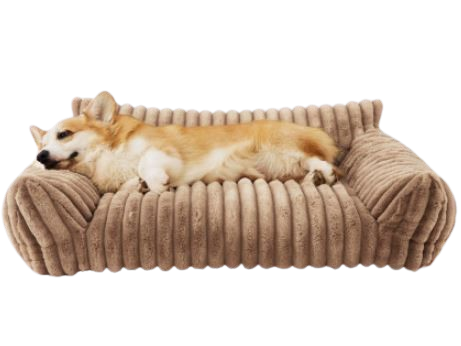 Snoozy Dream — Plush Dog Sofa Bed with Supportive Cushioning & Washable Cover