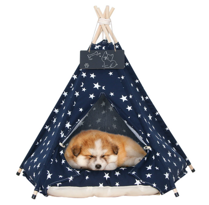 Their Own Little Hideaway — Cozy Canvas Pet Tent for Small & Medium Dogs