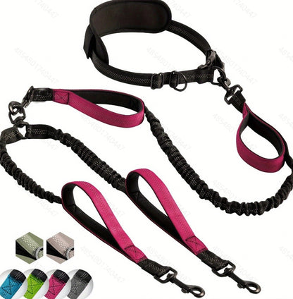 Pet Supplies Multi-Function Dog Bungee Leash & Belt