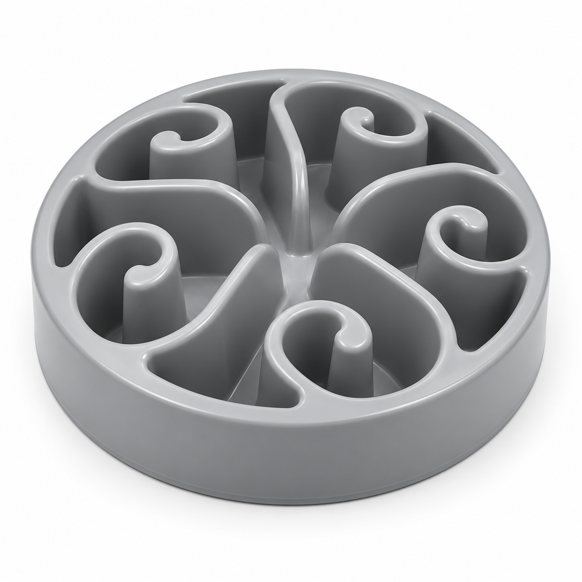 Slow Feeder Bowl for Cats and Dogs - Puzzle Design