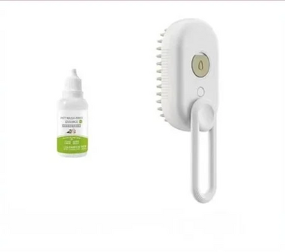 Portable Mini Pet Massager and Bath Brush with Spray