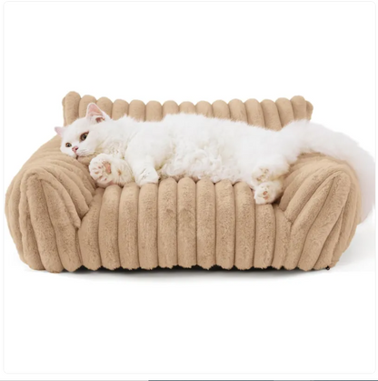 Snoozy Dream — Plush Dog Sofa Bed with Supportive Cushioning & Washable Cover