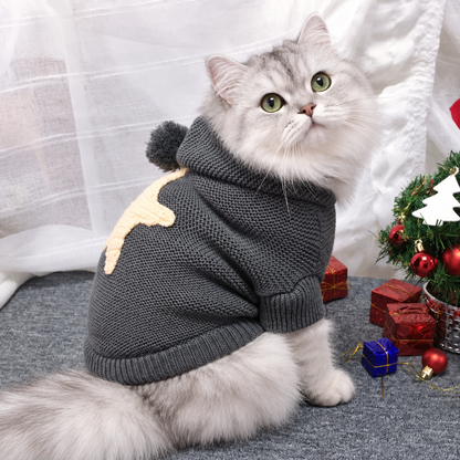 Cozy Little Stars Sweater for Dogs & Cats — Autumn & Winter Warmth