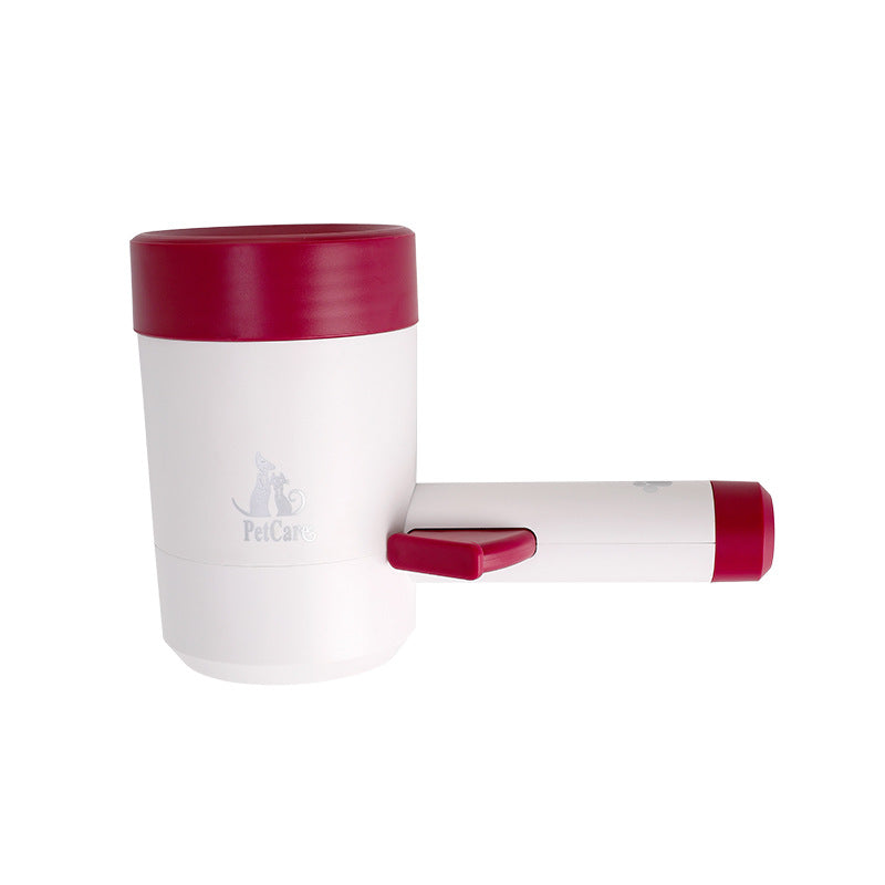 Pet Foot Wash Cup for Dogs - Cleaning Tool and Brush