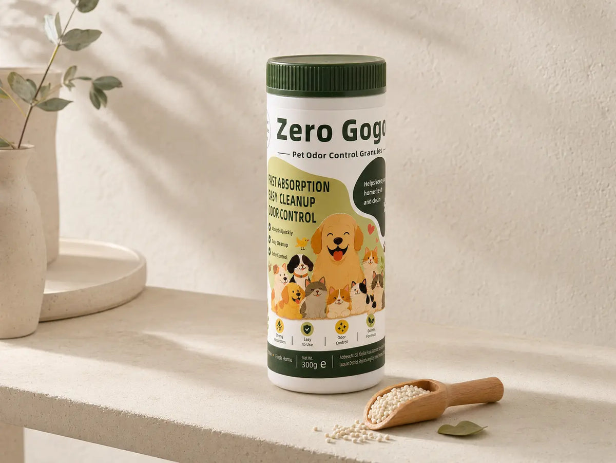 Sprinkle, Clump & Sweep — Rapid-Clumping Pet Mess Absorber with Enzyme Odor Control