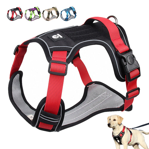 Walk Together with Confidence — Reflective No-Pull Dog Harness with Control Handle