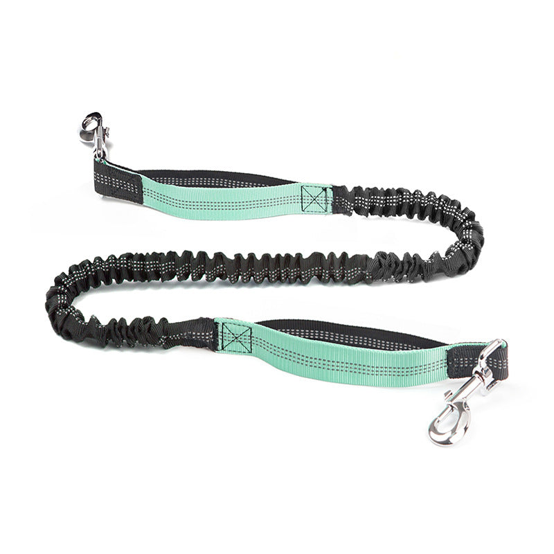 Cross-Border Adventure Together — Hands-Free Dog Walking Belt with Storage Pouch & Bungee Leash