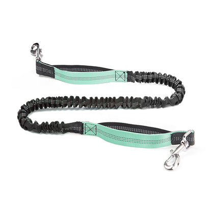 Cross-Border Adventure Together — Hands-Free Dog Walking Belt with Storage Pouch & Bungee Leash