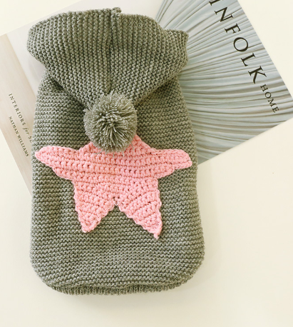 Cozy Little Stars Sweater for Dogs & Cats — Autumn & Winter Warmth