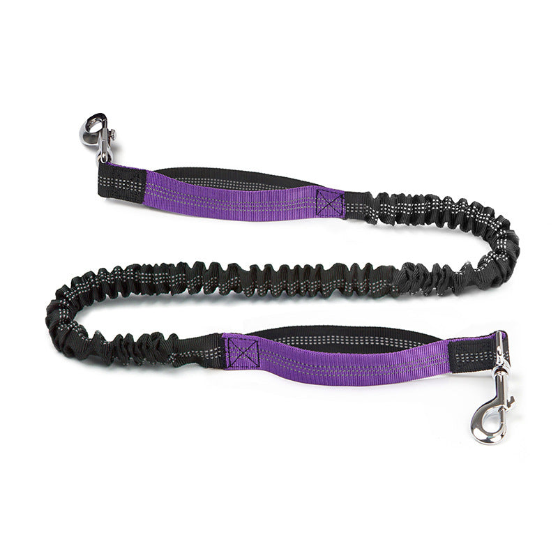 Cross-Border Adventure Together — Hands-Free Dog Walking Belt with Storage Pouch & Bungee Leash