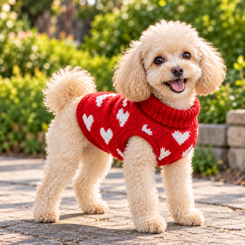 Festive Princess Dress Sweater for cats or Dogs at Christmas