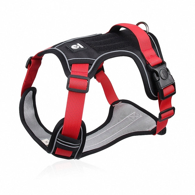 Walk Together with Confidence — Reflective No-Pull Dog Harness with Control Handle