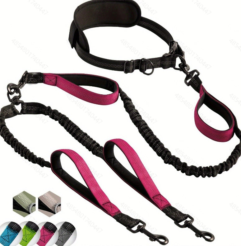 Pet Supplies Multi-Function Dog Bungee Leash & Belt