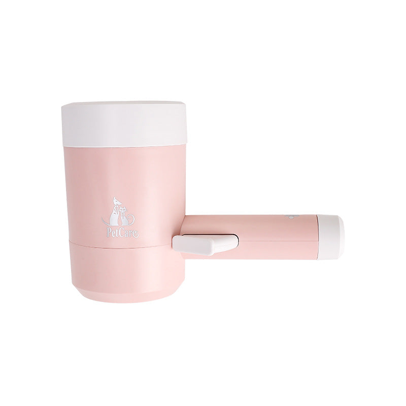 Pet Foot Wash Cup for Dogs - Cleaning Tool and Brush