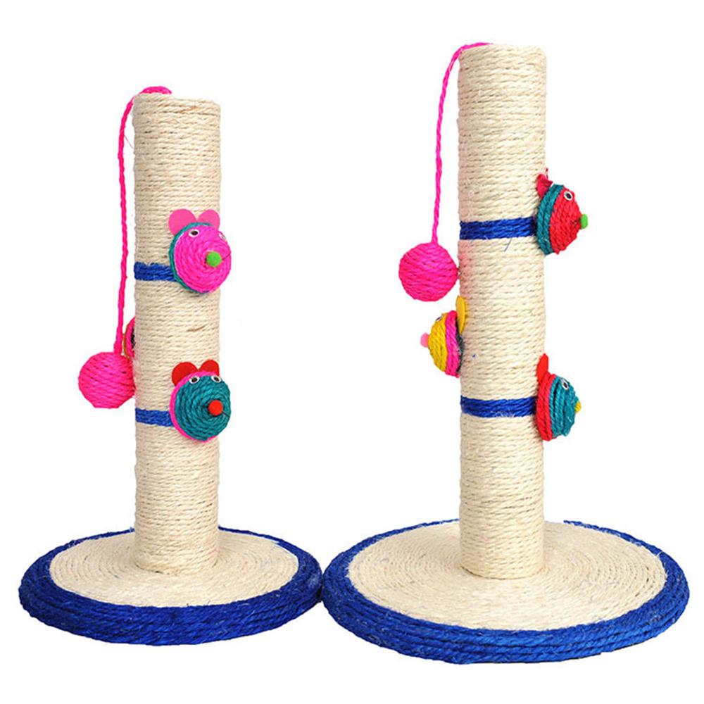 Scratch, Stretch & Play — Sisal Cat Scratching Post with Toy Ball