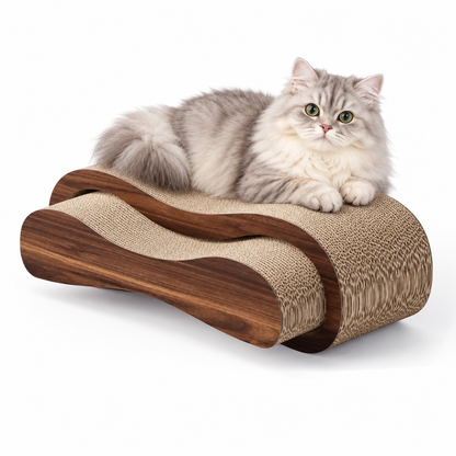Happy Claws, Stylish Home — Oversized Corrugated Cat Scratching Board