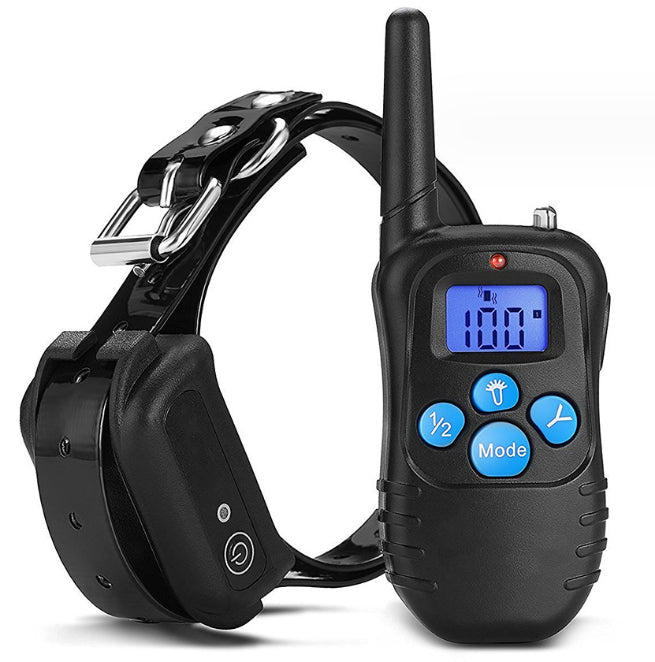 Rechargeable Remote Dog Training Collar — 300-Meter Range, Adjustable Fit & Waterproof Receiver