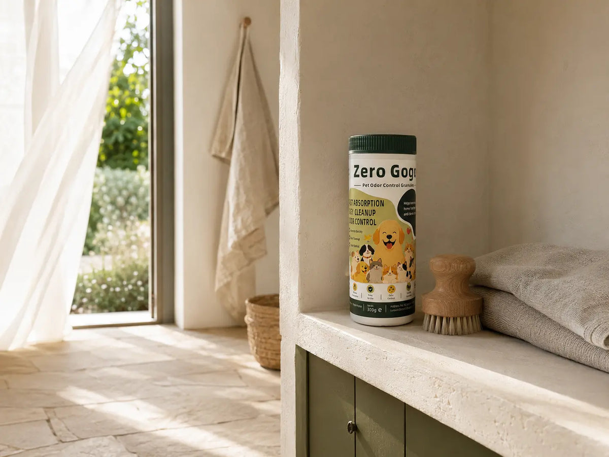Sprinkle, Clump & Sweep — Rapid-Clumping Pet Mess Absorber with Enzyme Odor Control
